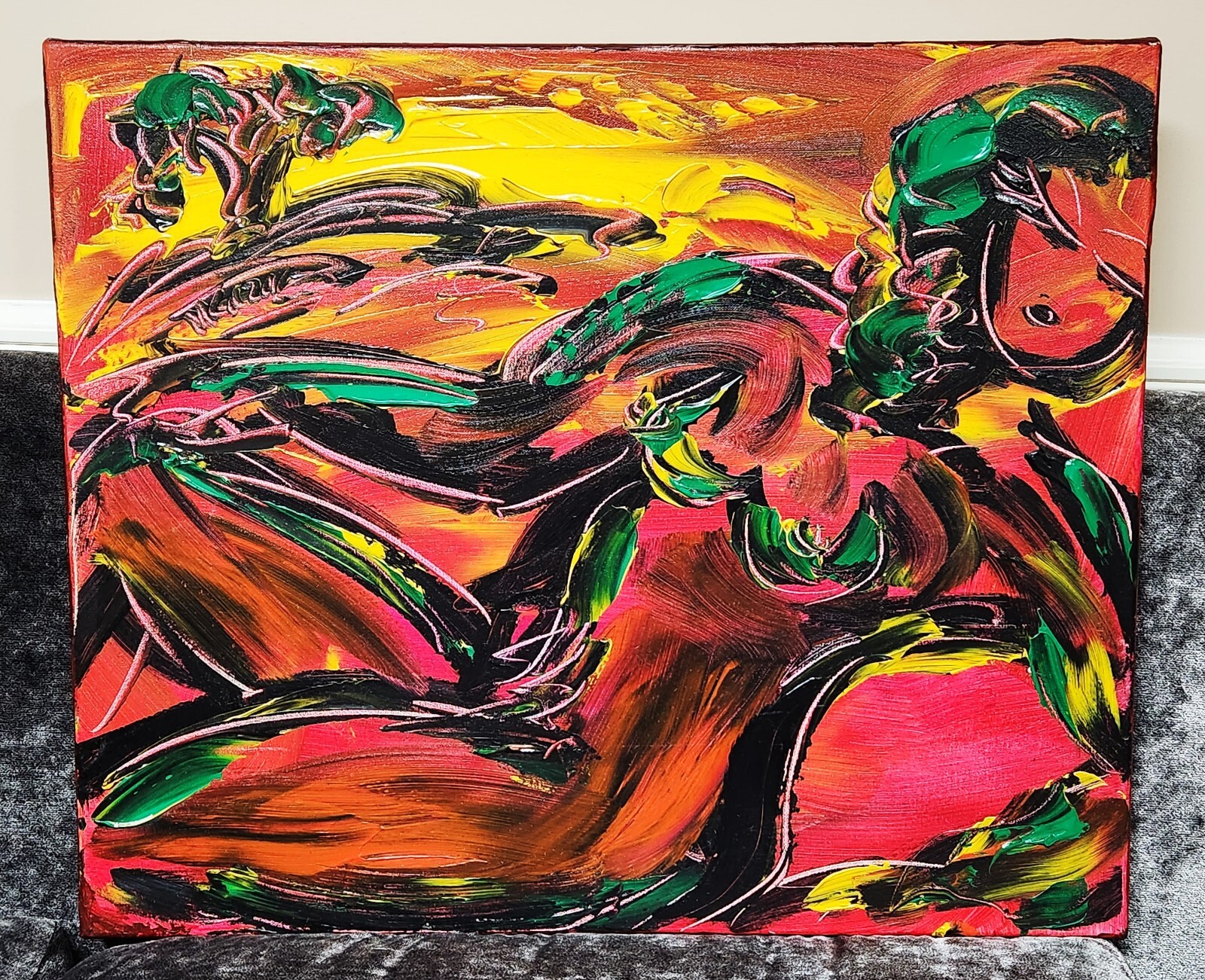 Miami Beach MARK KAZAV – Oil Painting Canvas Abstract MODERN ART 2008