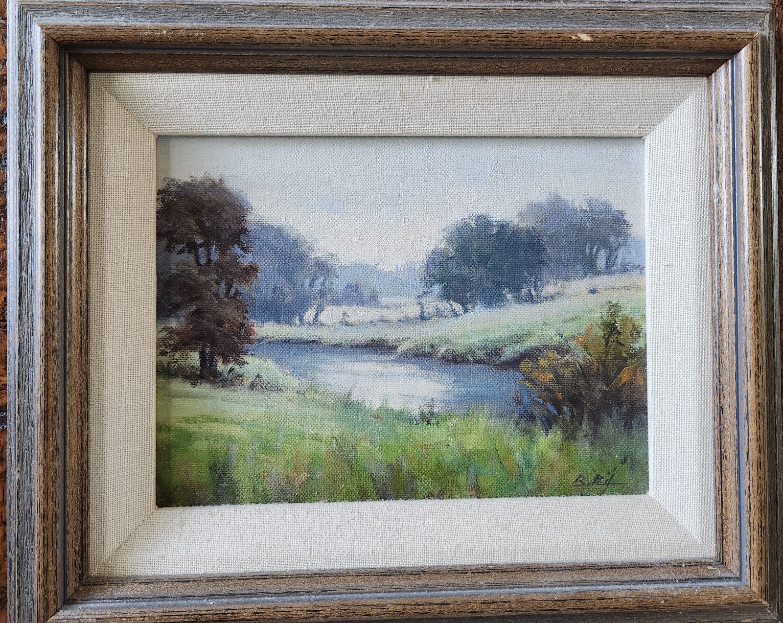 Morning Haze By Bruce Peil, OPA. Field Study.