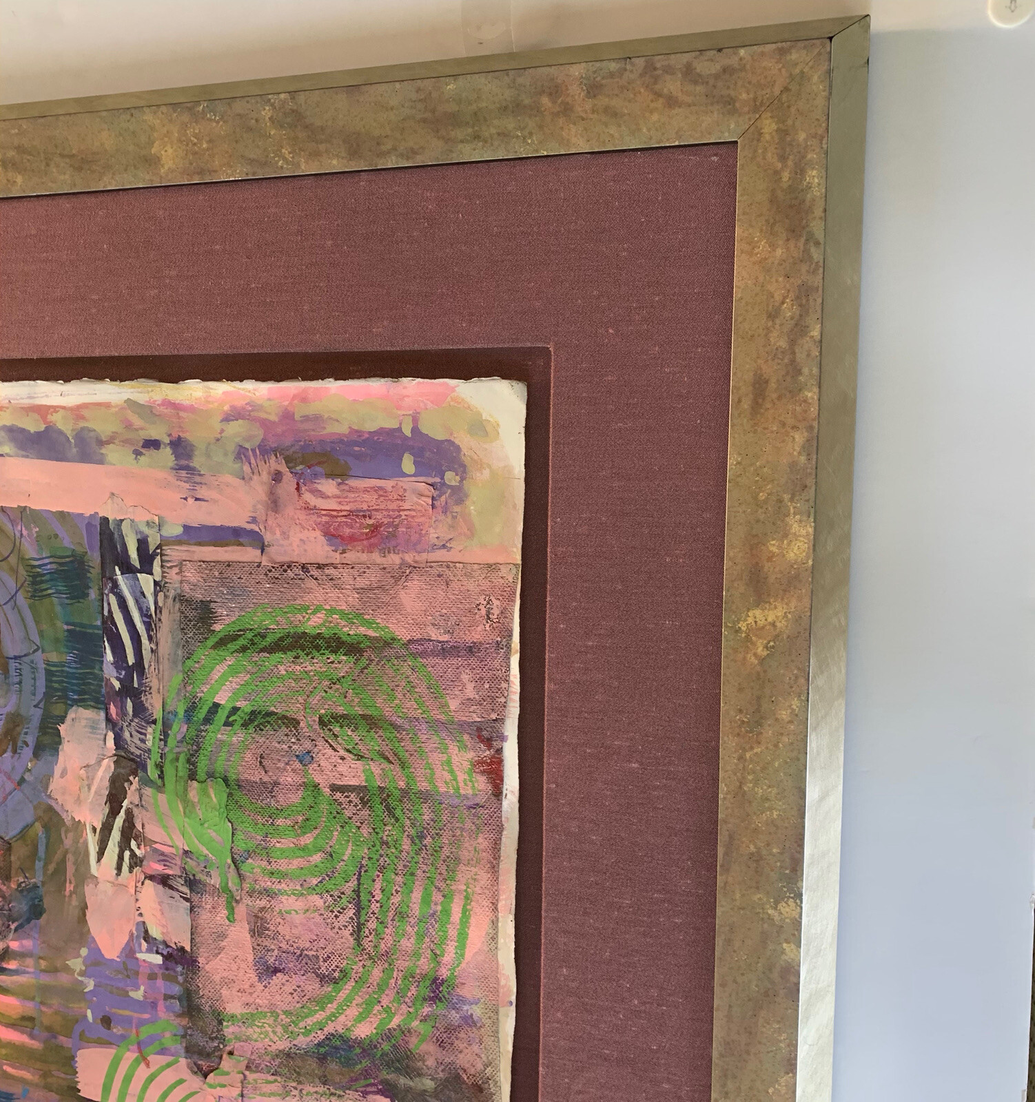 Jeanette Fintz Malay Series Mixed Media Original Painting New York Artist
