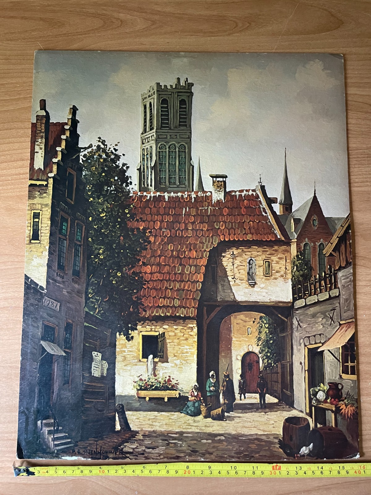 » Dutch Village Arch » by Steenhower, museum print edition Prints on Cardboard