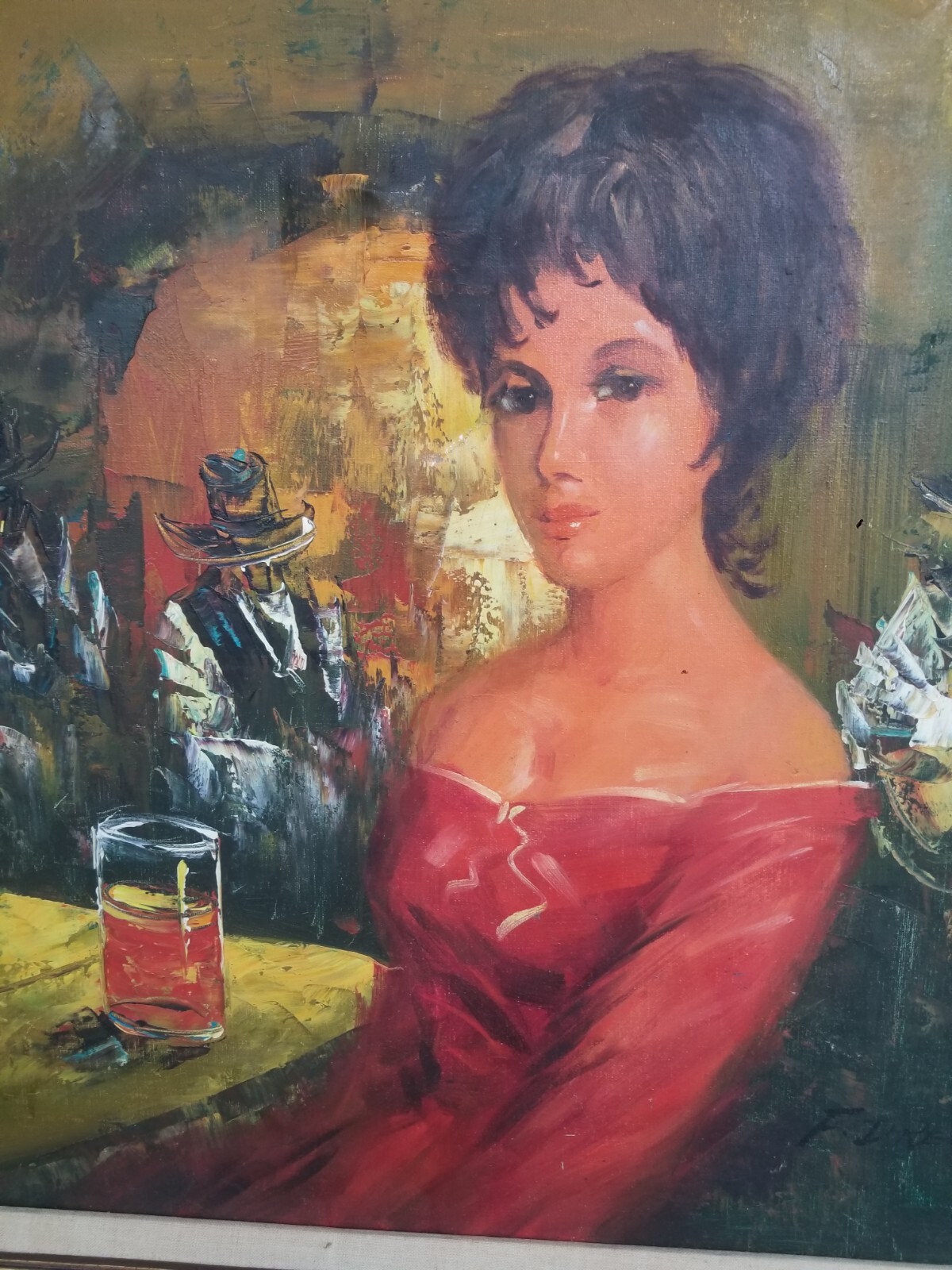 F. Dressen Oil painting