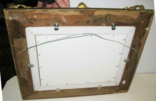 c1890 Seascape American Unsigned Unknown Artist w/ Lovely Barbizon Frame