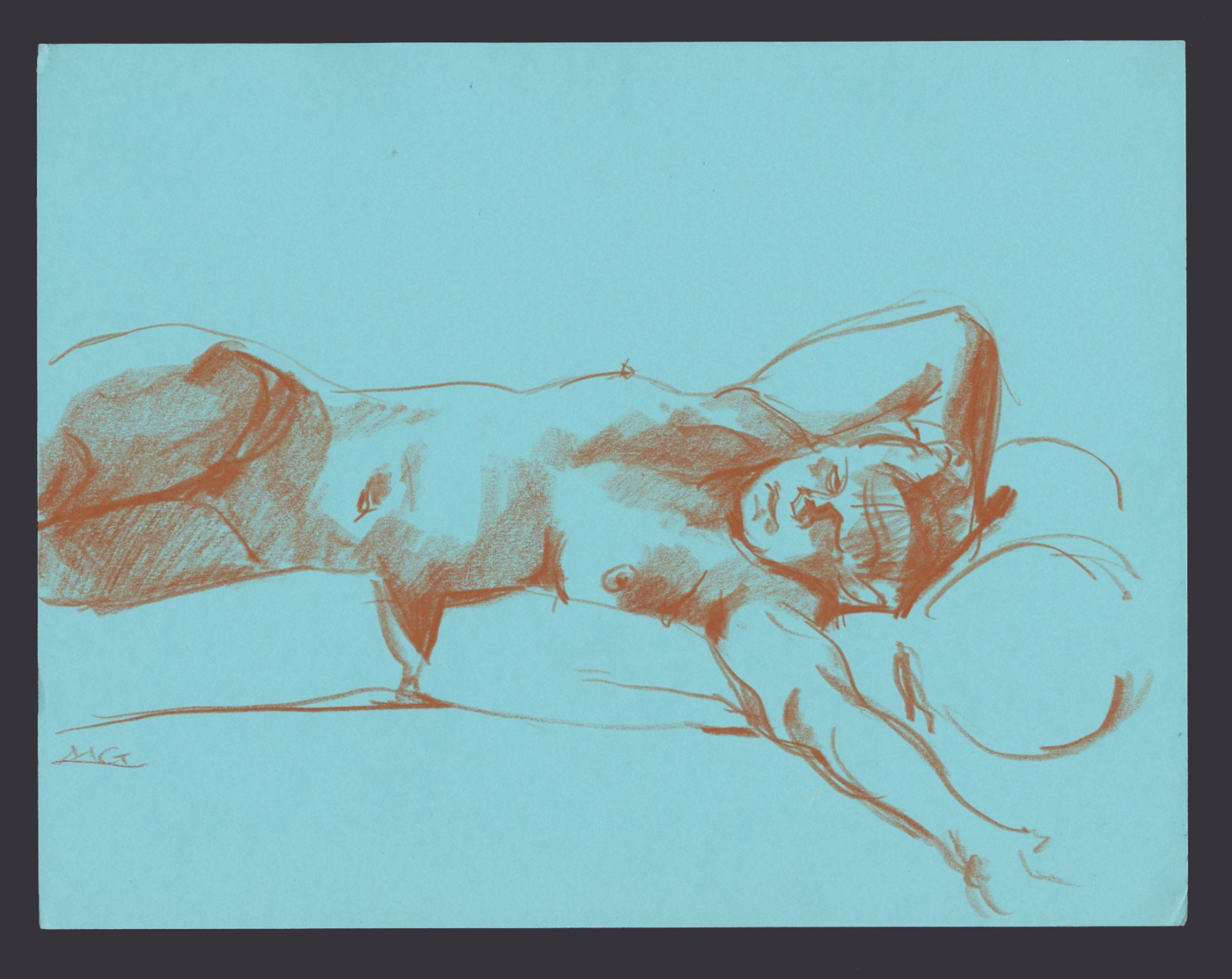 MICHAEL GAYDOS – ORIGINAL DRAWING – 8.5 X 11 COLORED PENCIL ON PAPER
