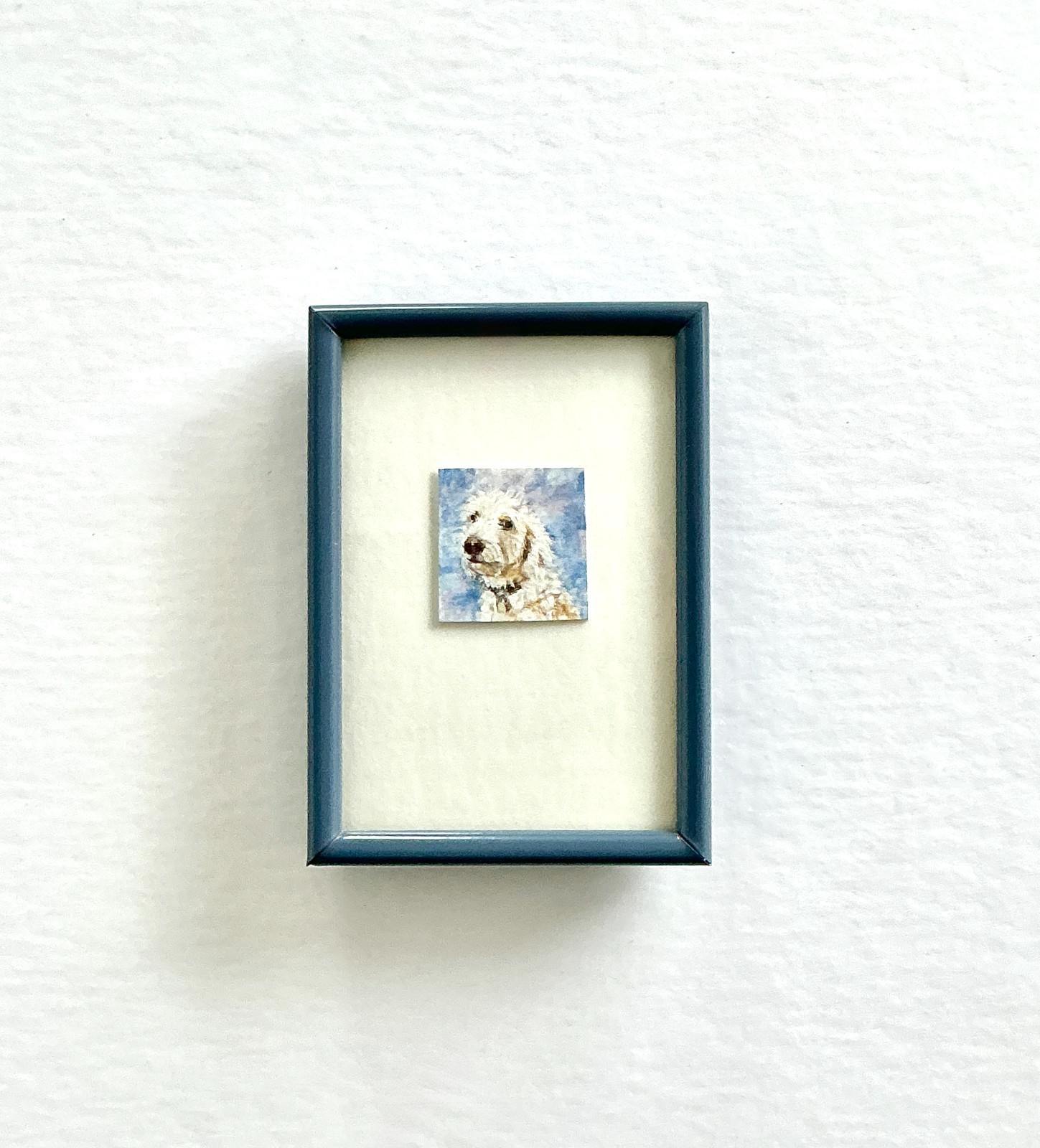 Custom Miniature Pet Portrait origin. Hand painted watercolor 1″ x 1.5″ or ACEO