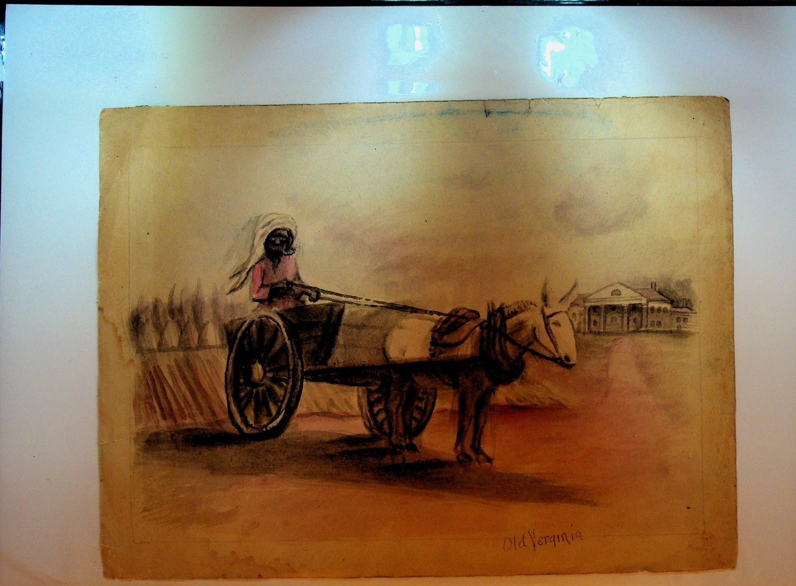 EP Cliff New Brunswick Ca Artist Drawing ca 1910 Old Virginia