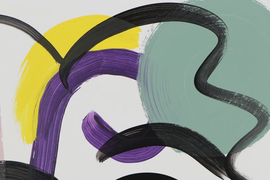 Peter Robert Keil abstract painting