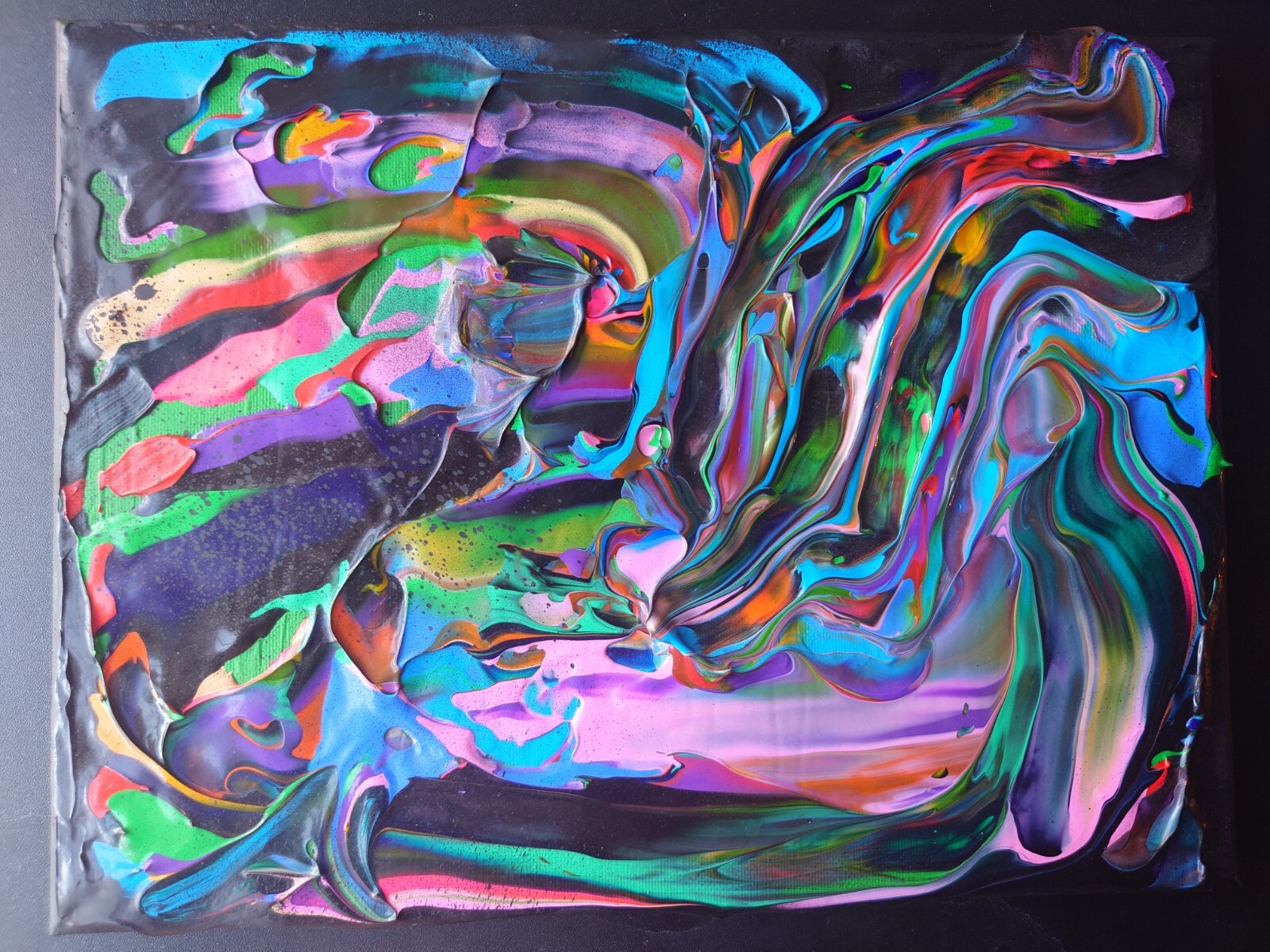 Personal Piece #1 Adara Danner Original Textured Acrylic On Canvas