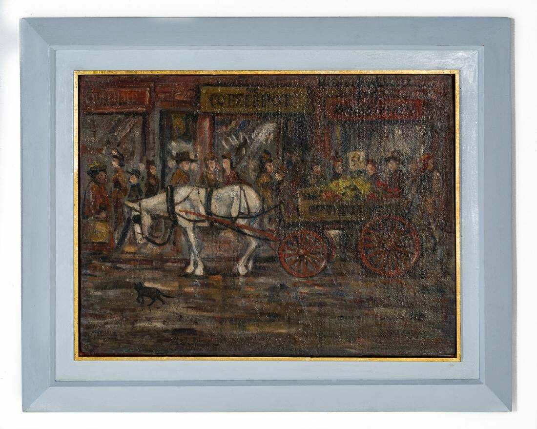 Ralph Oscar Weidhaas (New York City, USA, 20th c.) Oil Painting WPA ERA c.1932