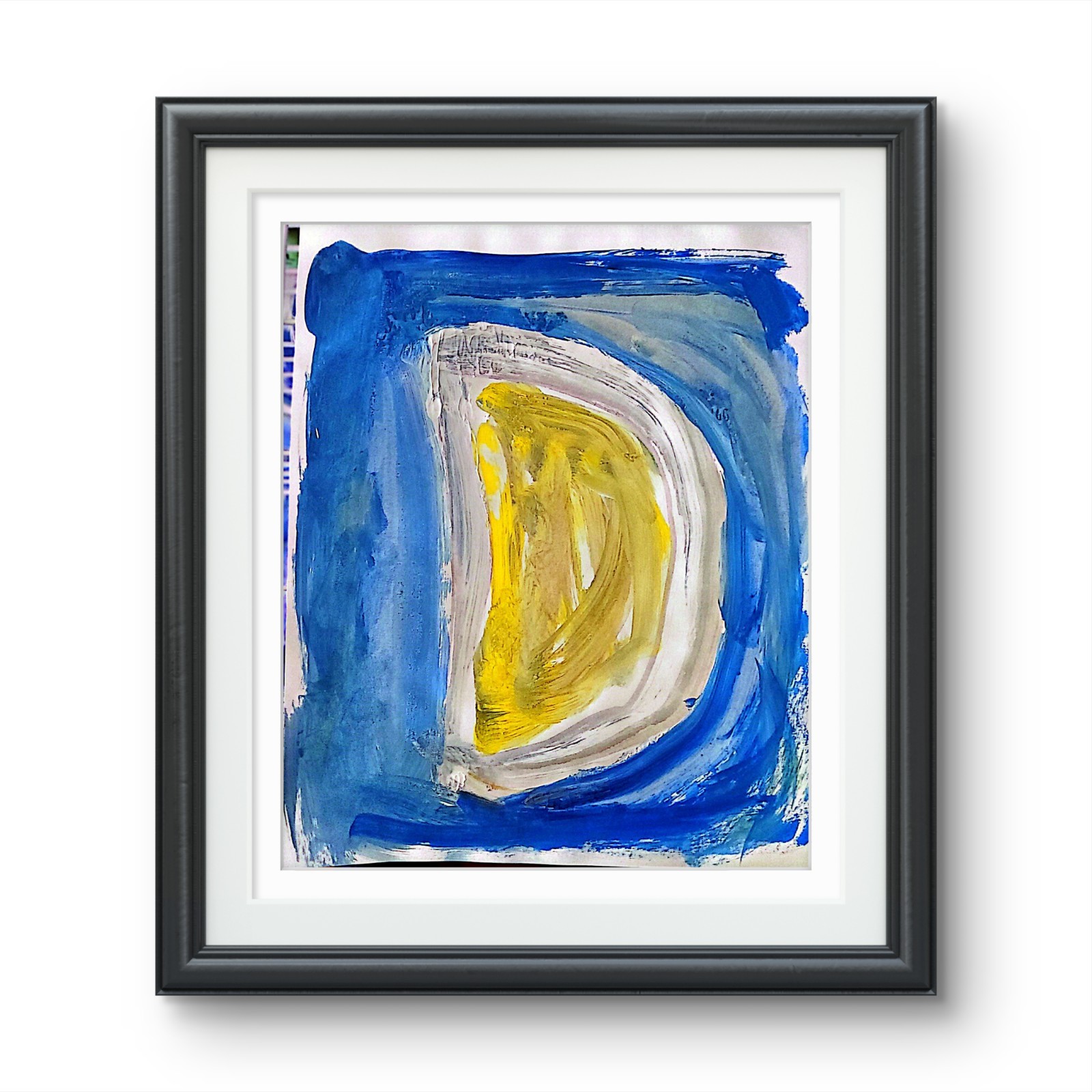 Alphabet Magic Graffiti D Style Original Acrylic Painting Paper 11×14