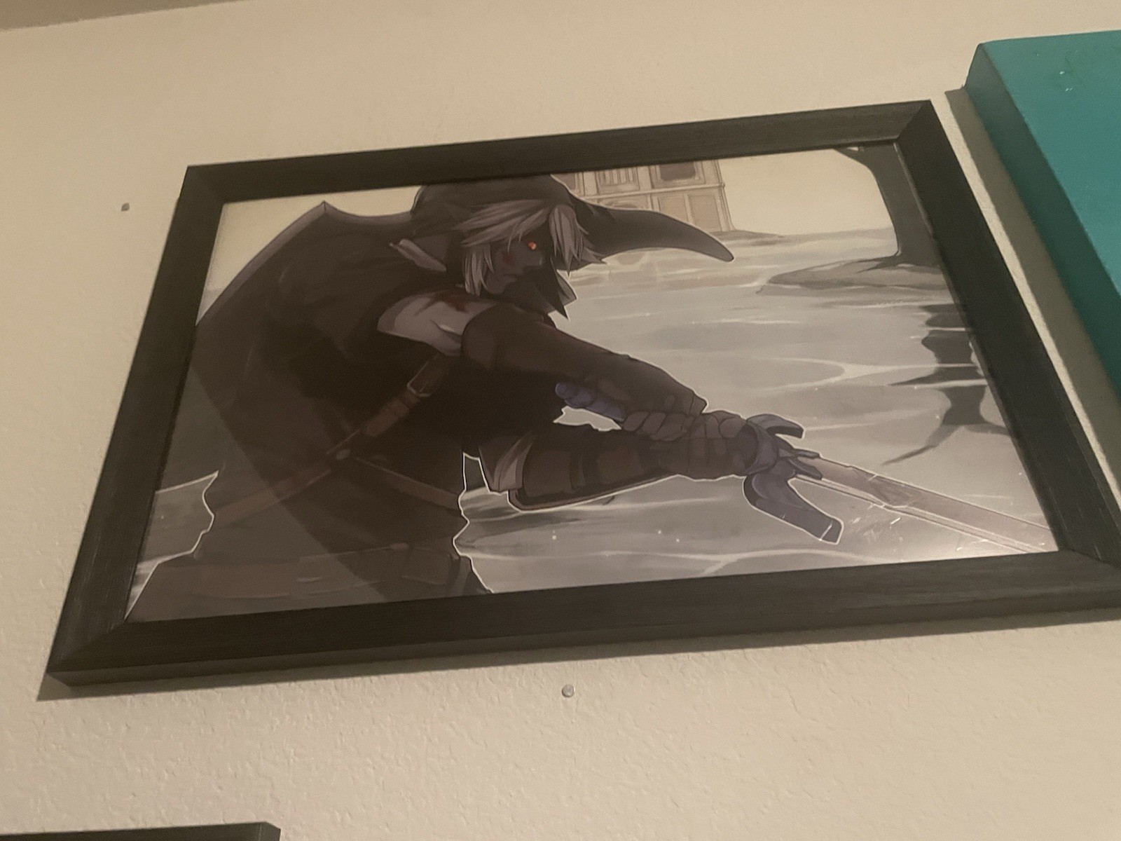 dark link/ fierce diety link zelda custom digital paintings by finni