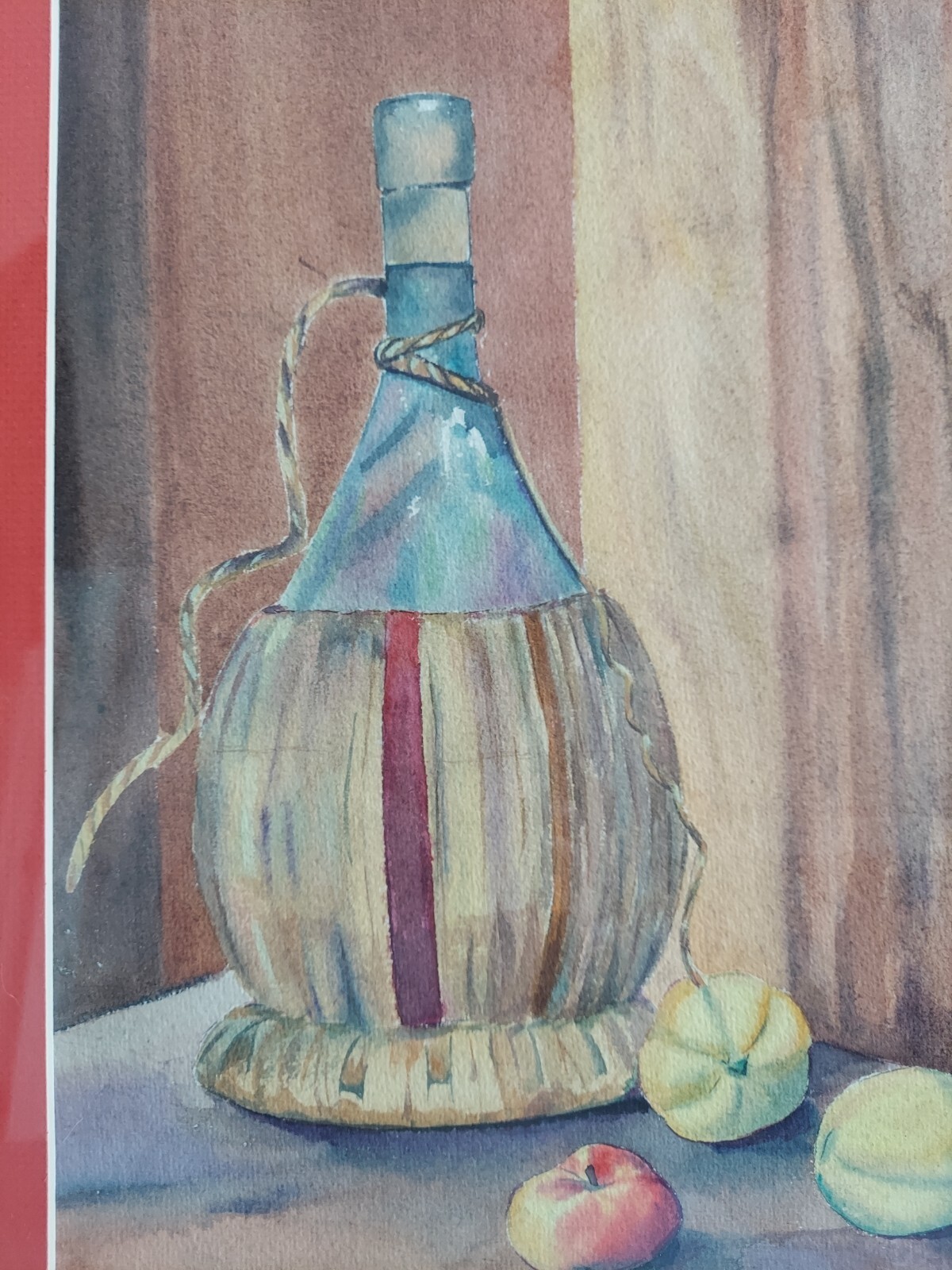Jane Downs Carter Original Watercolor Still Life Signed Framed Painting 16″×20″H