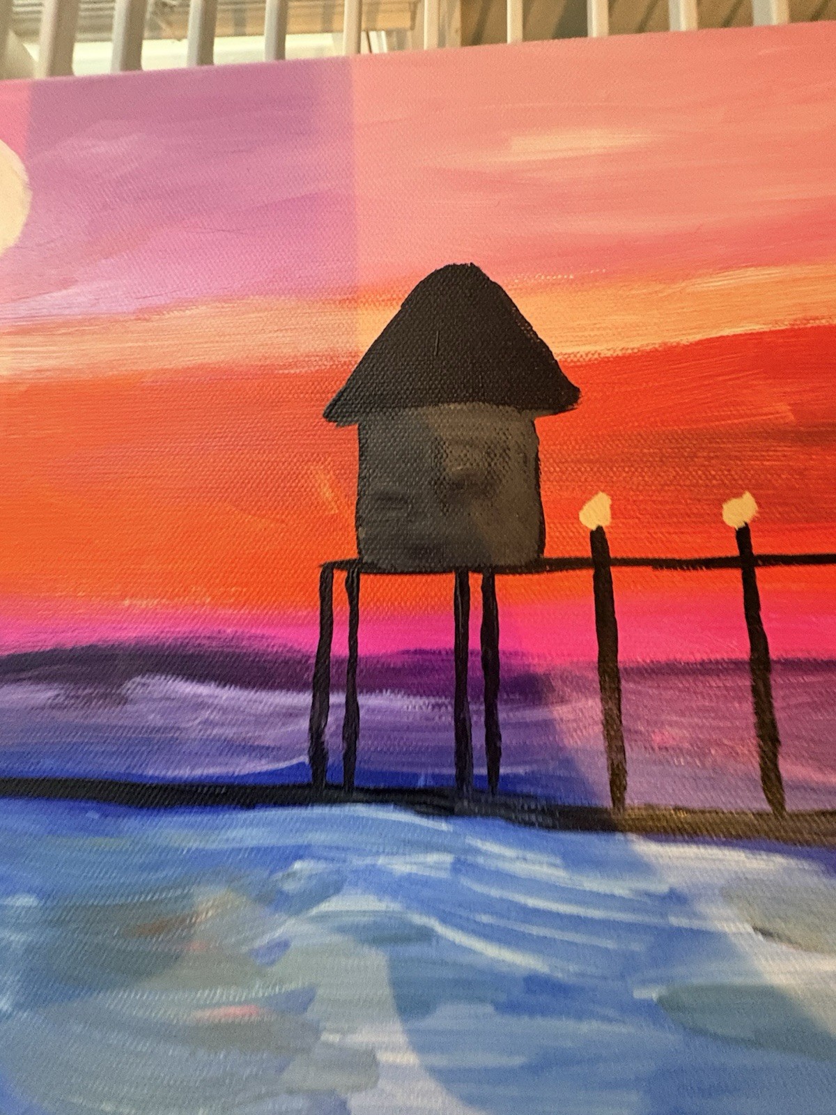 2 Canvas Paintings Handmade