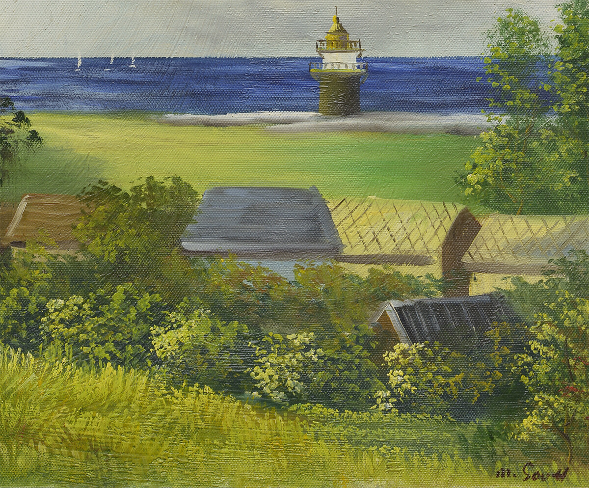 NY Art – Florida Beachfront Landscape 12×16 Original Oil Painting on Canvas!