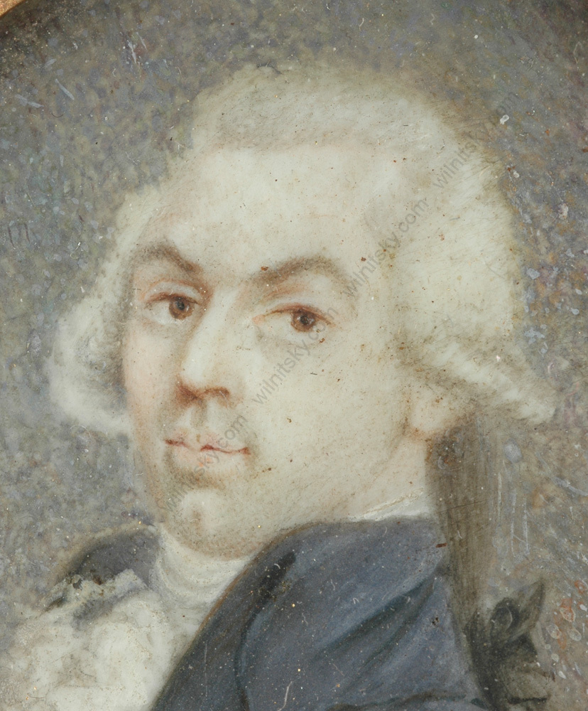 Daniel Nikolaus Chodowiecki (1726-1801)-Attrib. «Gentleman with pigtail», ~1780