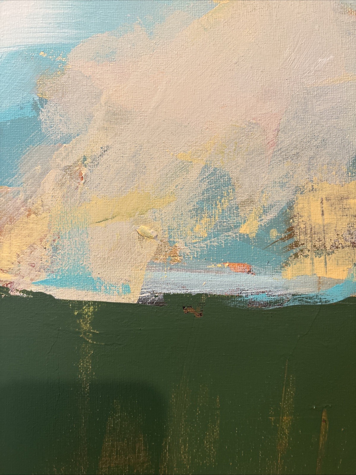 Landscape Impression 11×14 Abstract ORIGINAL Canvas Unframed Wall Art Home Decor