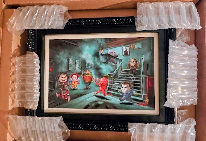 NEW Michael Godard Art «The Whole Gang» Embellished Giclée/Canvas signed COA