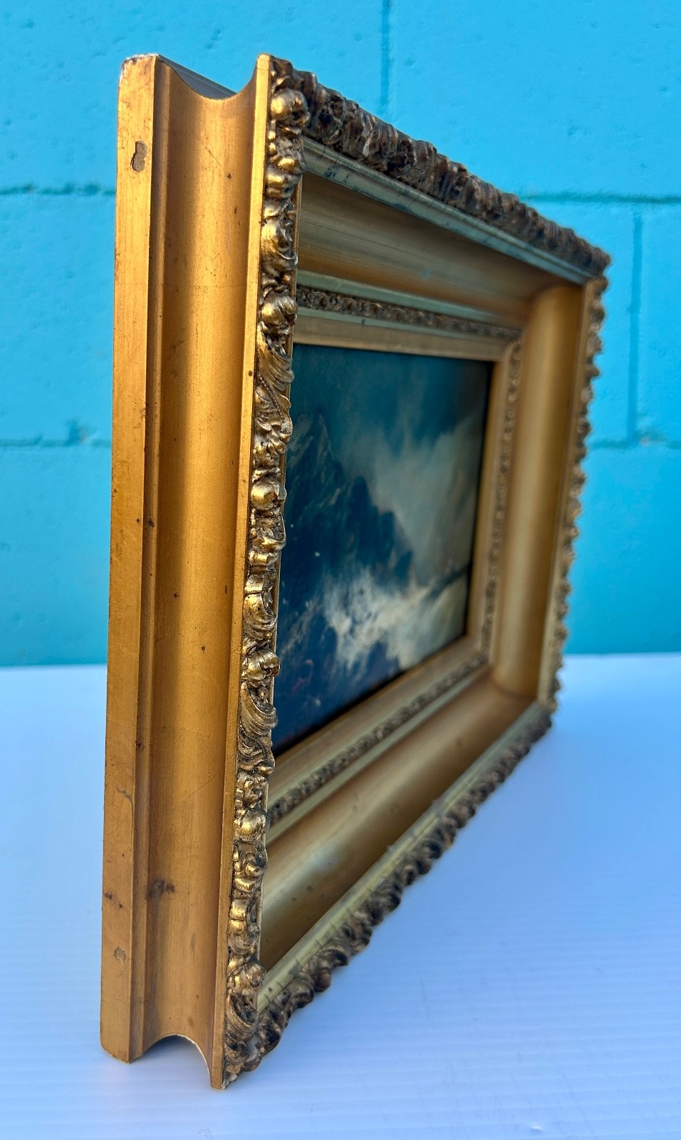 Attributed to John Constable RA (1776–1837) Oil on Panel Stormy Seascape Paint