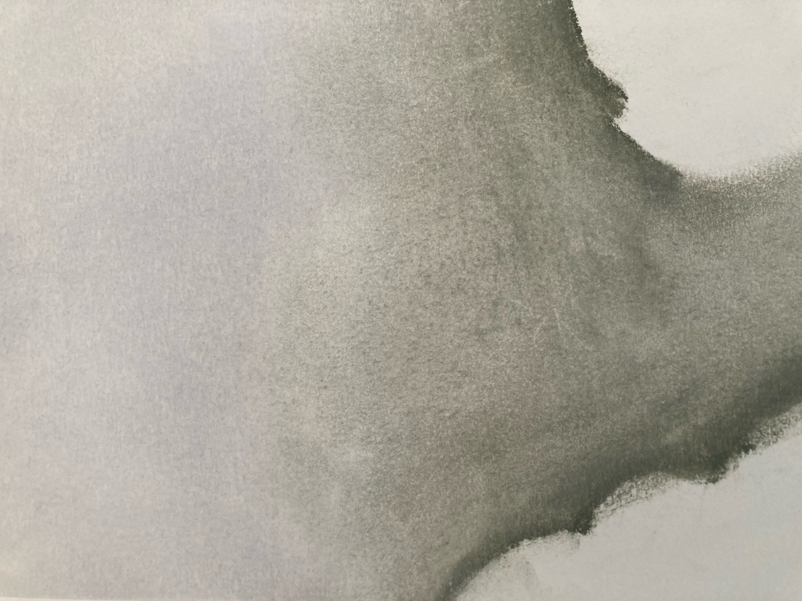 Abstract Watercolor Painting On Paper Abstract 1980 Gouache