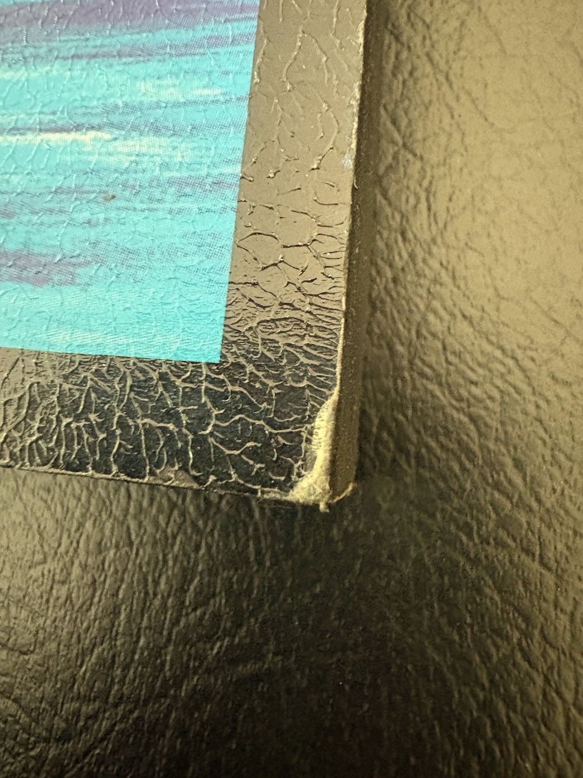 Set of 2 Vintage MCM Impasto Painting Wall Art Panels 10” X 4”
