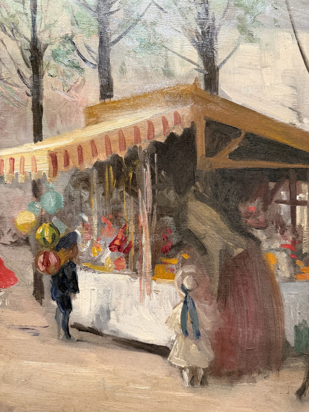 French Impressionist School – Children In The Luxembourg Garden, Circa 1900
