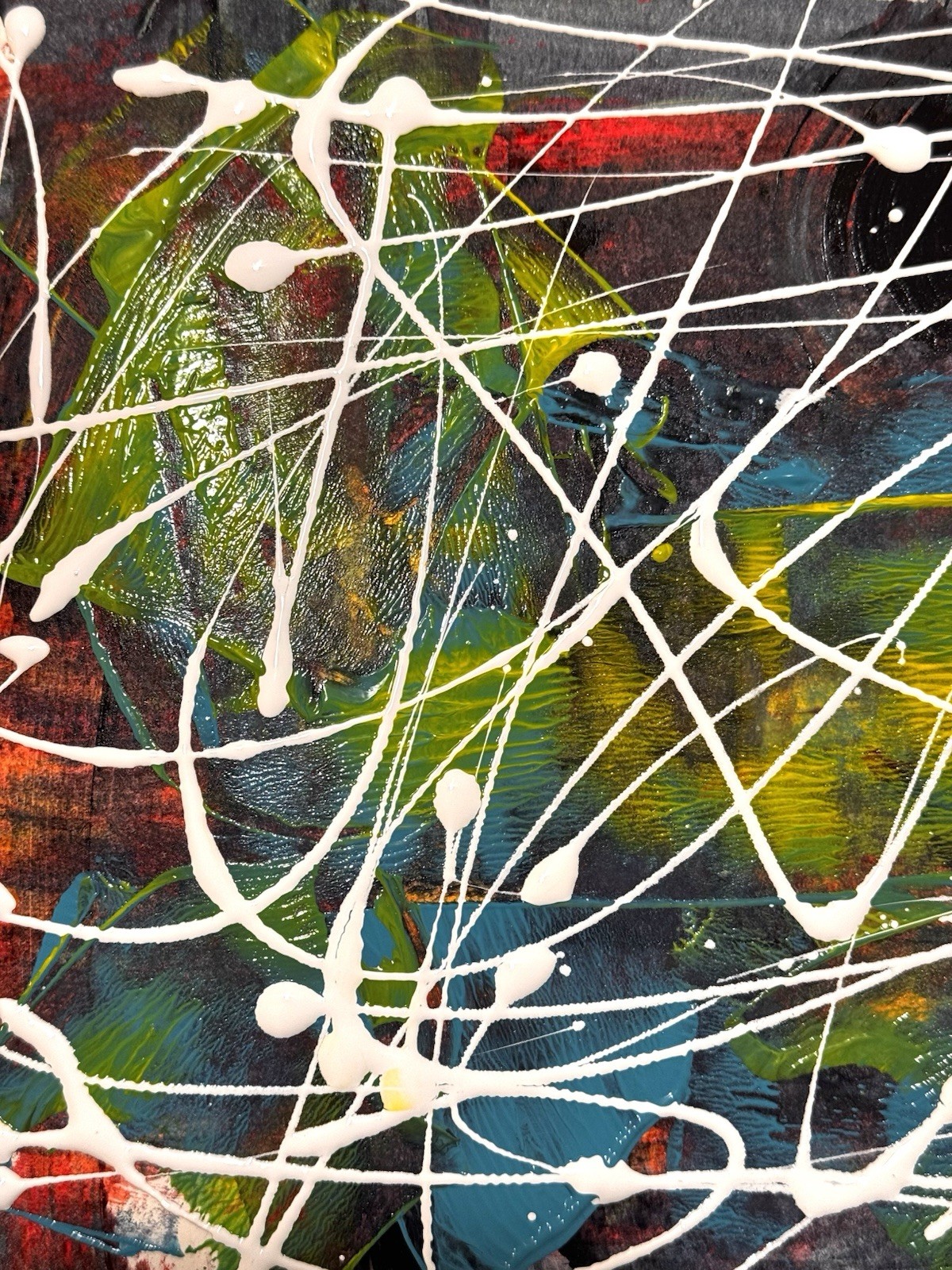 Original Abstract Expressionism 9×12 Handmade Unique Signed Fine Art 11