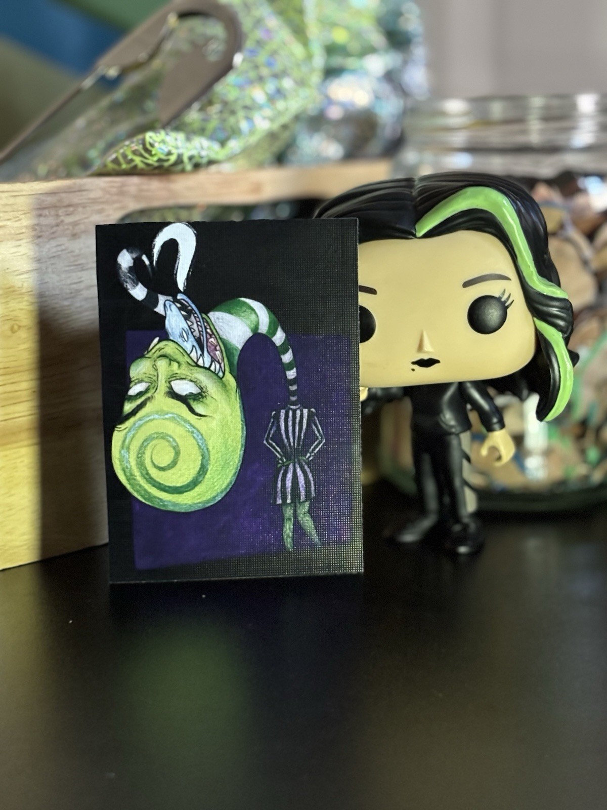 ACEO Original Art Print Beetle Who?
