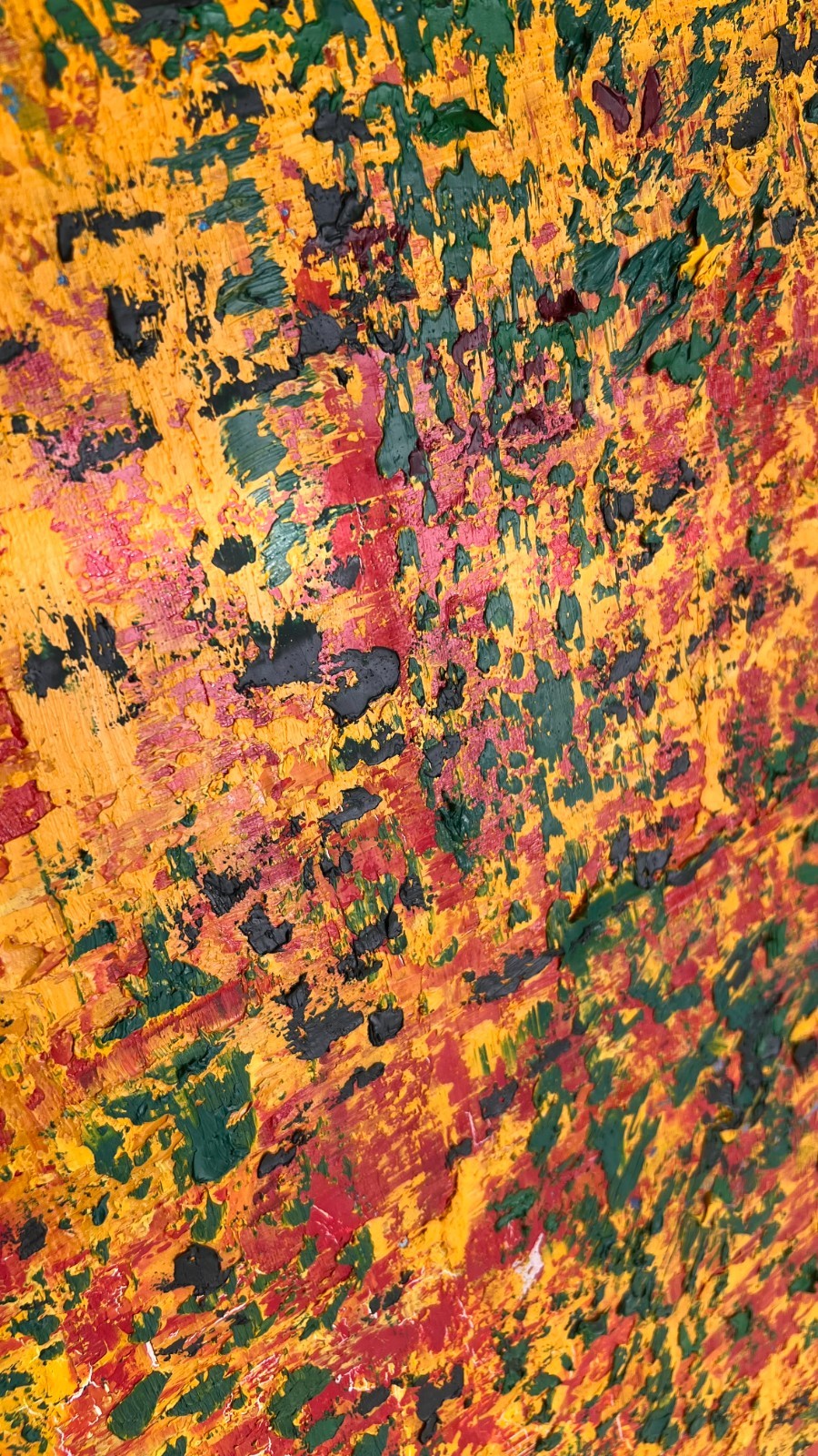 Original Large Abstract Painting on Canvas – One of a Kind Signed Art