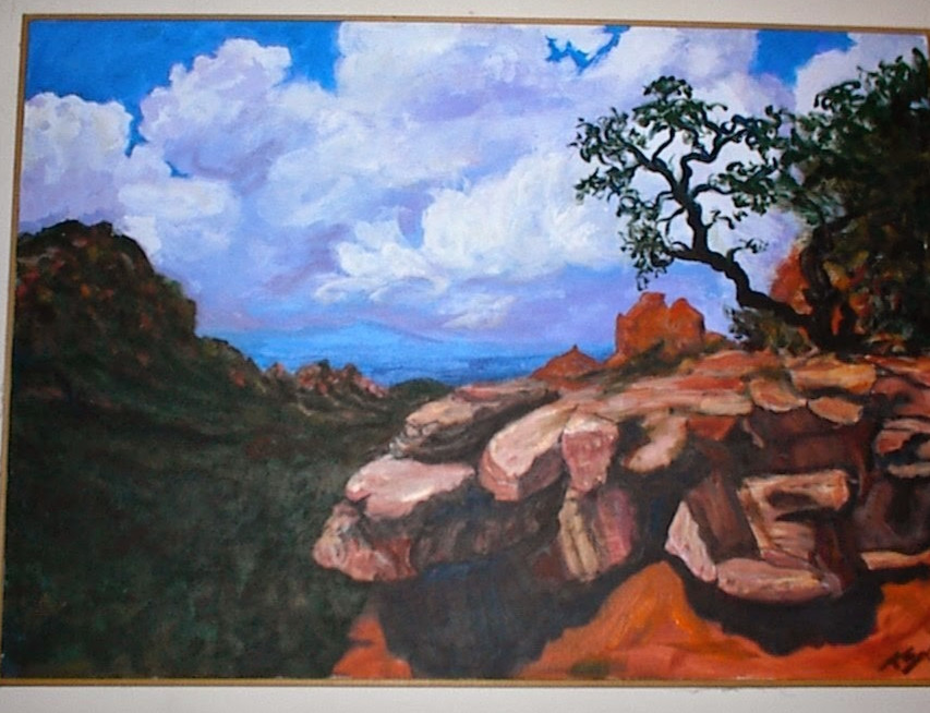 Arizona Red Rocks SW Landscape Painting