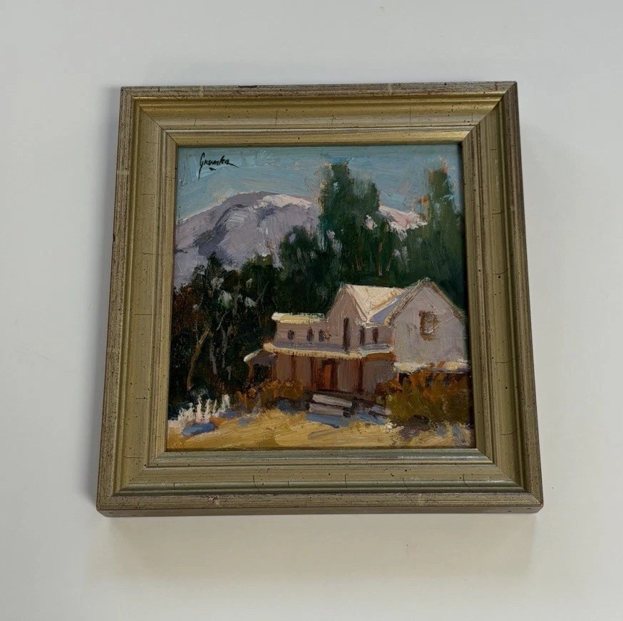SUSAN GREAVES Original Oil Painting Landscape “French Gulch” House California