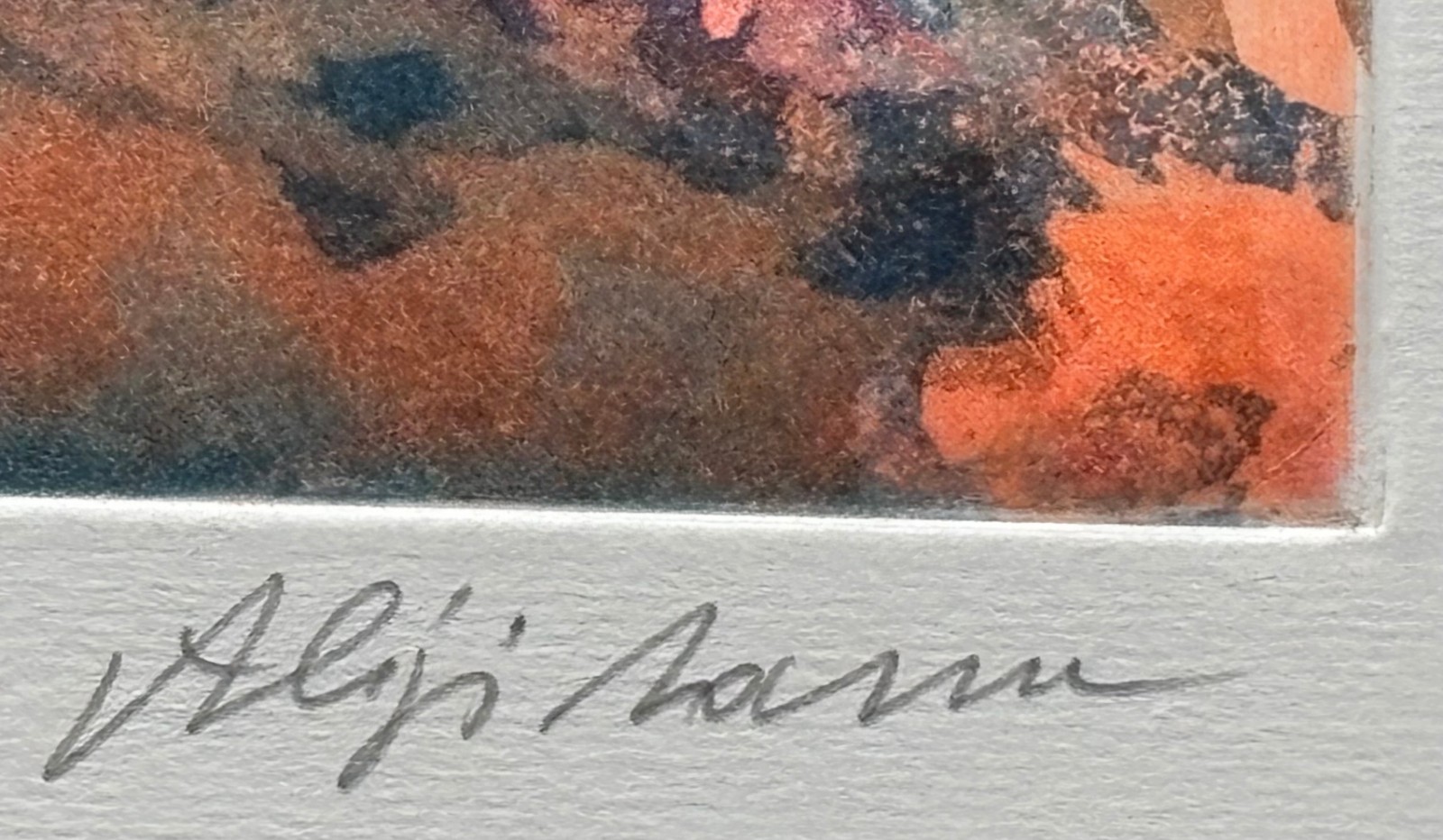 Aligi Sassu Signed Untitled Original Lithograph Limited Edition
