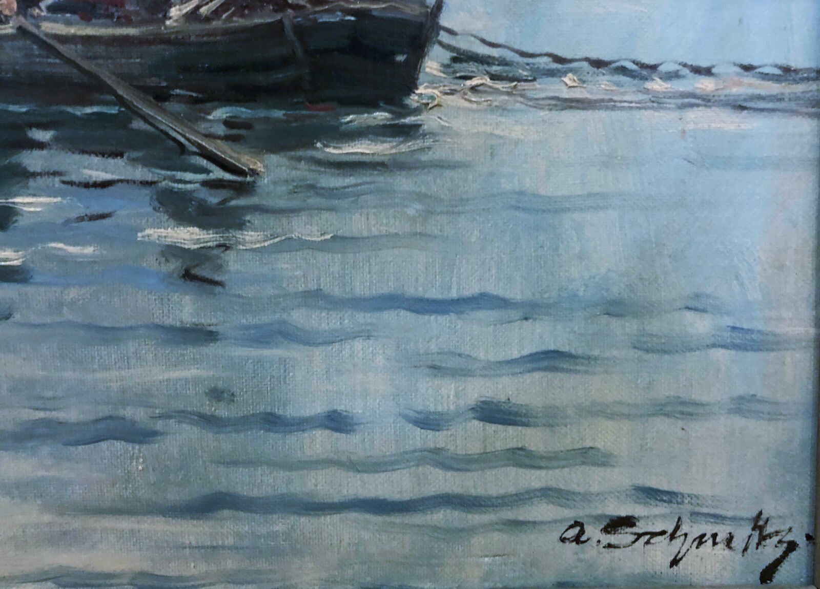 Alexander Schultz (Norwegian 1901-1981) Original Oil Painting Signed
