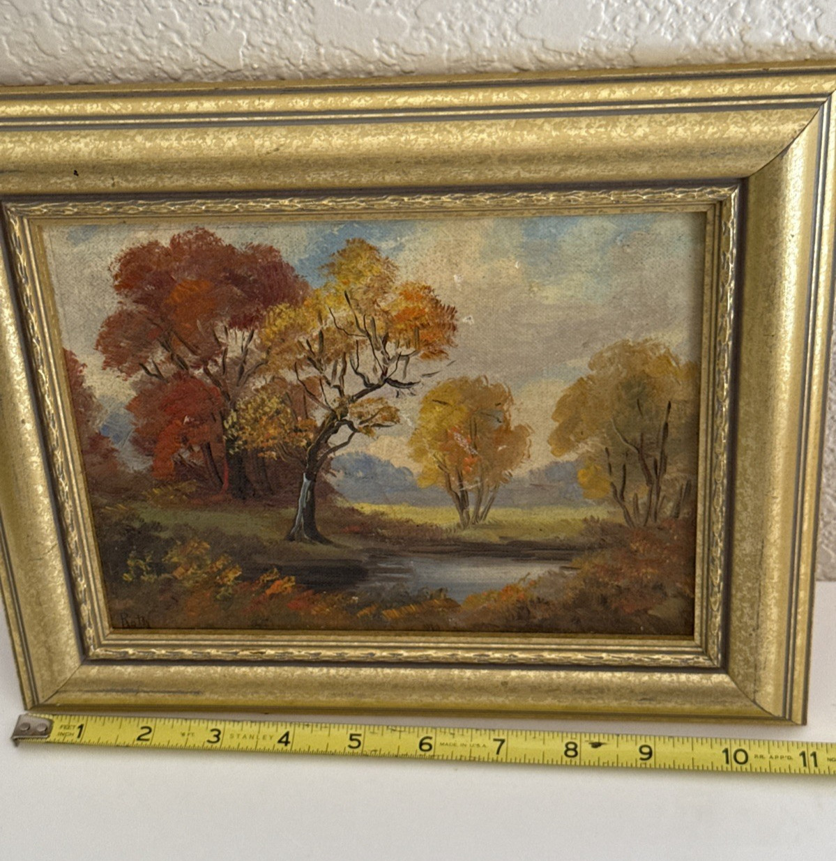 Edward Andreas Roth California Artist Oil Painting Framed Artwork