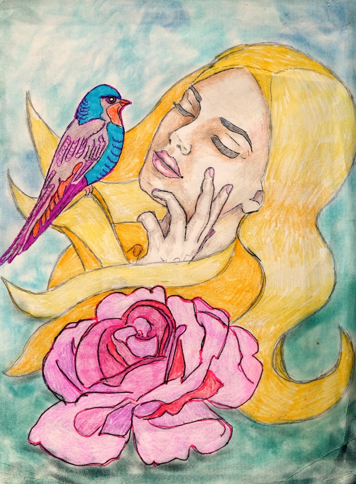 Art, Painting, «Dream 9″ – giclee on canvas 18″x22» Yelena Berzon