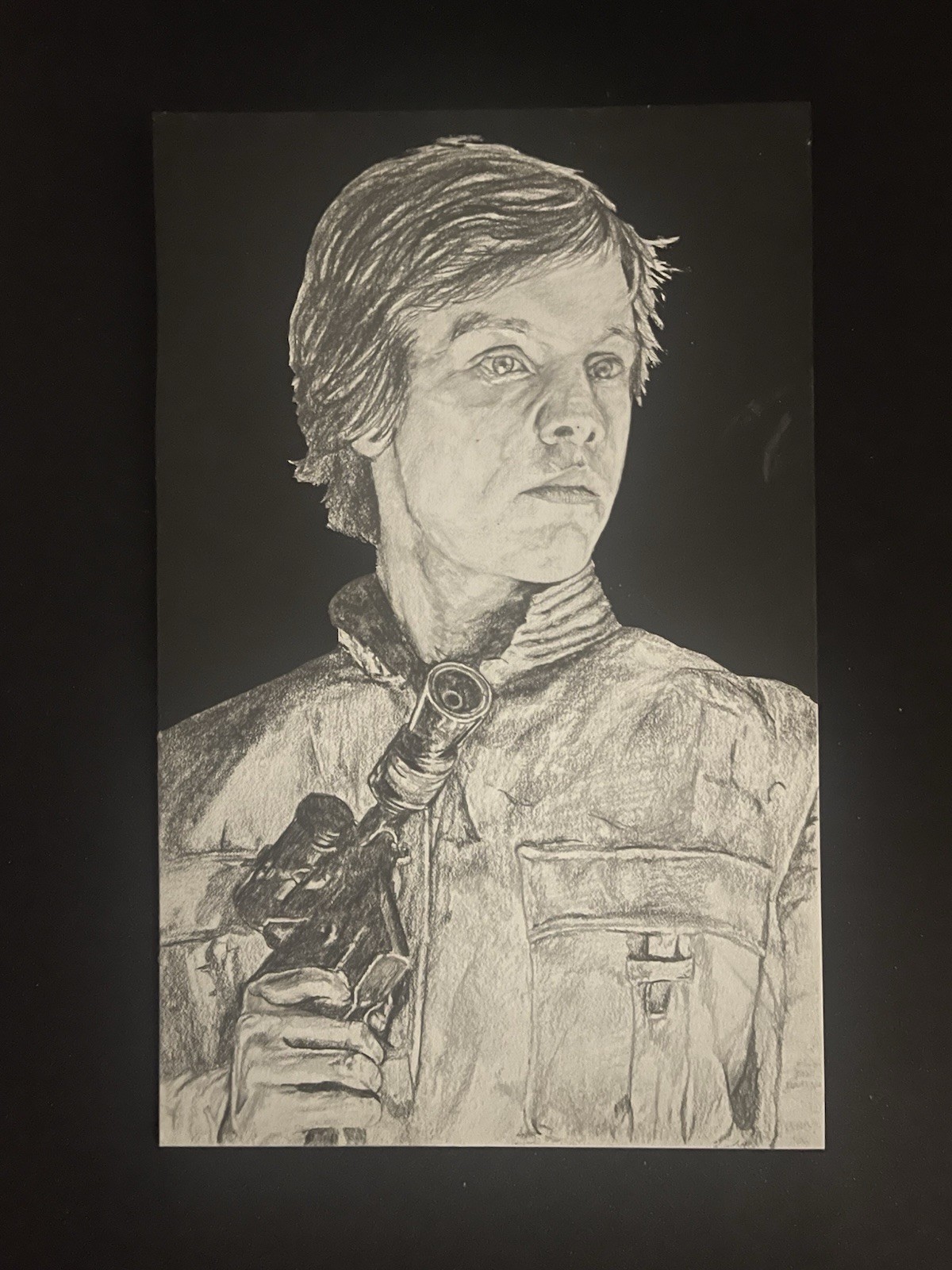 Star Wars Luke Skywalker Original Fan Art By Artist