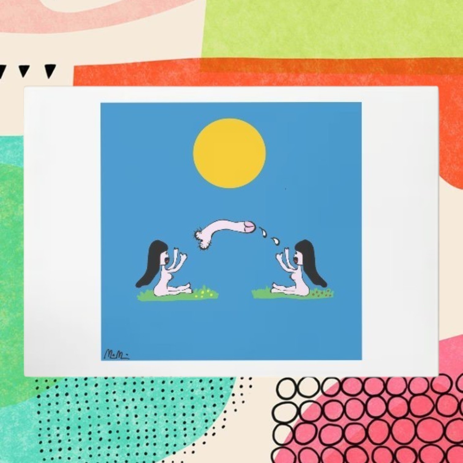 VOLLEYBALL. – digital art printing –