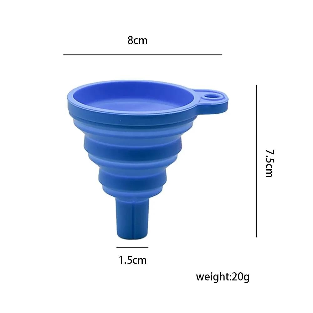 Foldable Silicone Car Funnel for Oil, Coolant, Washer Fluid | Universal Fit