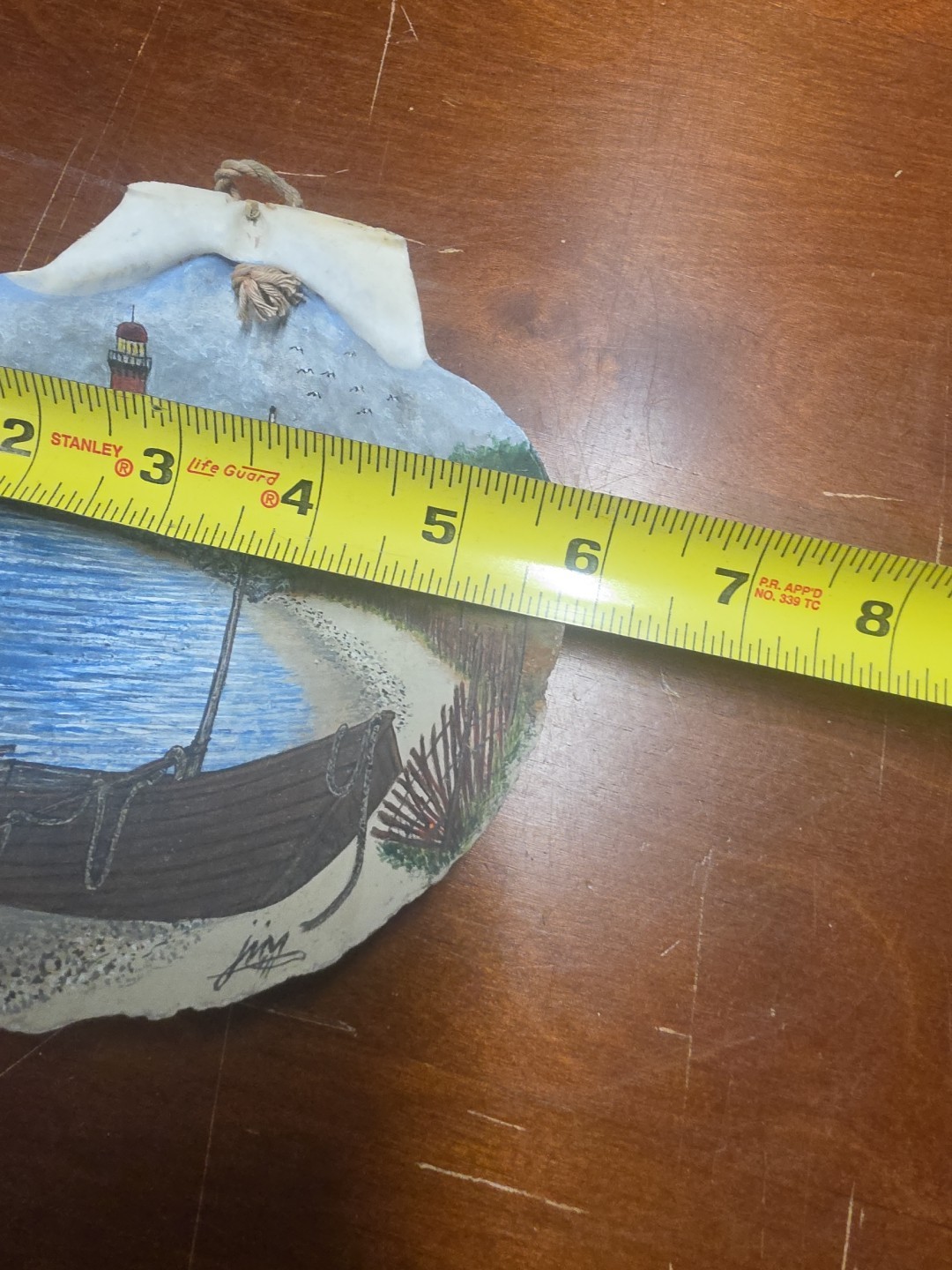 Large Clam Shell Painting
