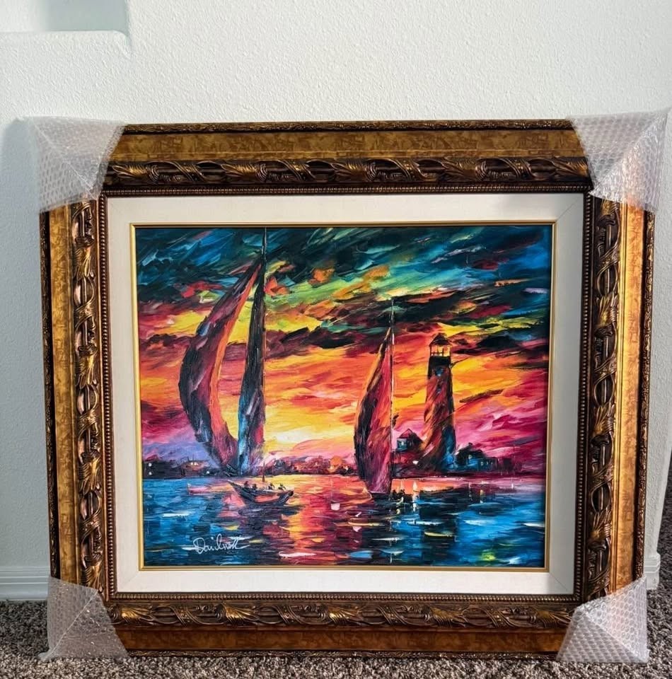 Daniel Wall «Sunset Return» Signed Giclee On Canvas – 179/200 Limited BEAUTIFUL