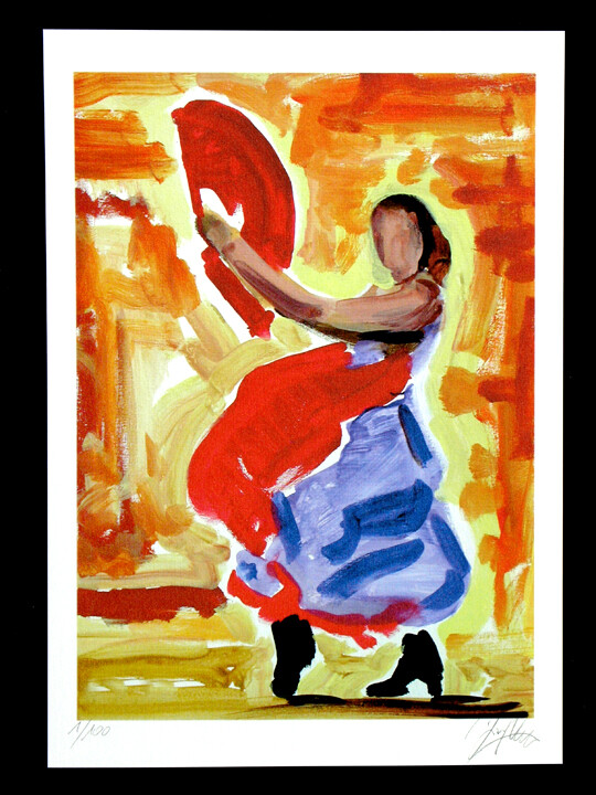Unique Art Graphic of Original Painting, Grafica, Gráfico, Graphic, NO PHOTO!
