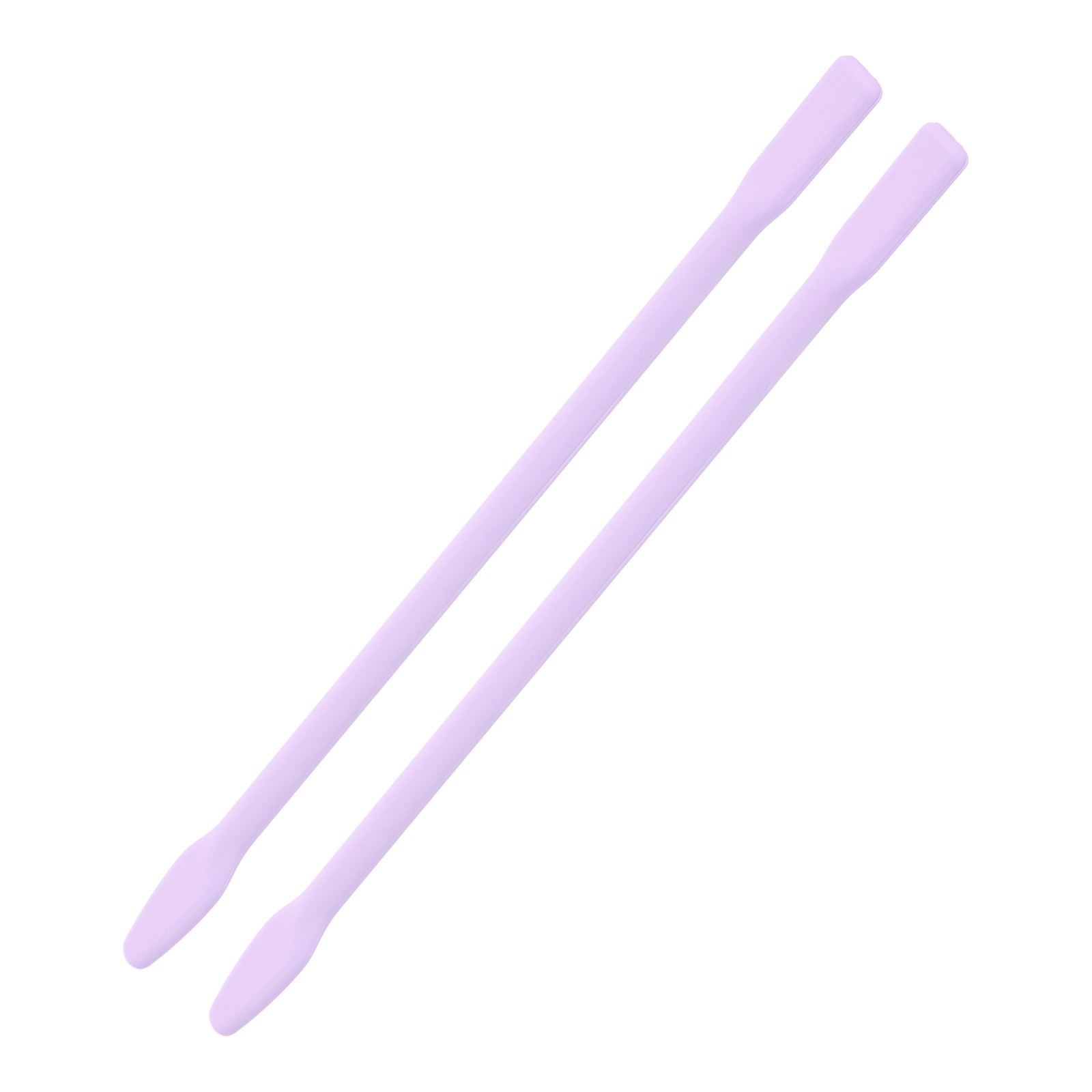 2 Pcs Silicone Stir Sticks 6 Inch Reusable Epoxy Stir Sticks, Purple