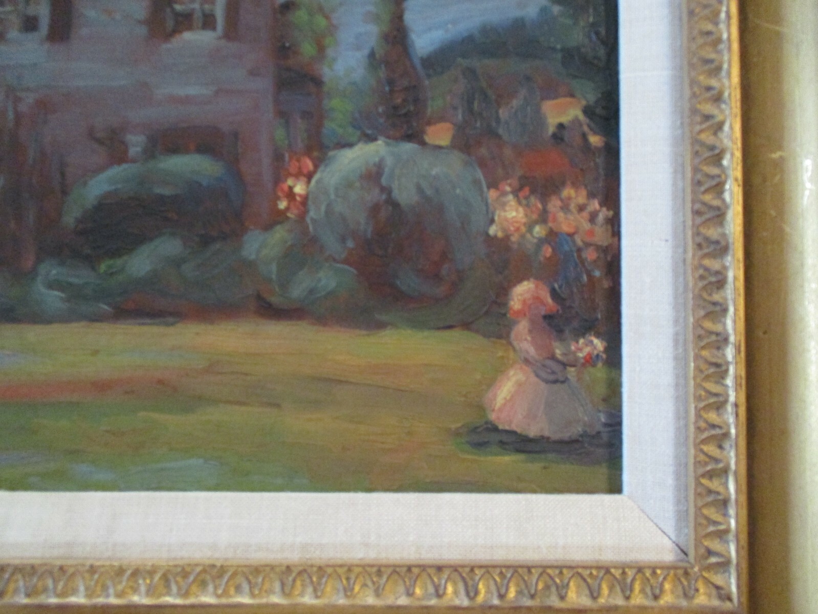 VINTAGE IMPRESSIONISM EXPRESSIONISM PAINTING OIL ANTIQUE NEW JERSEY EXHIBITED