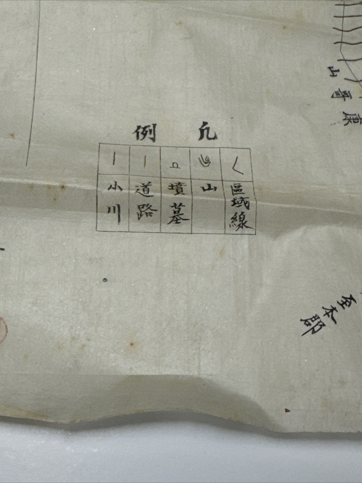 Antique Hand Drawn Map Topographical Chinese Japanese Korean Collection HISTORIC