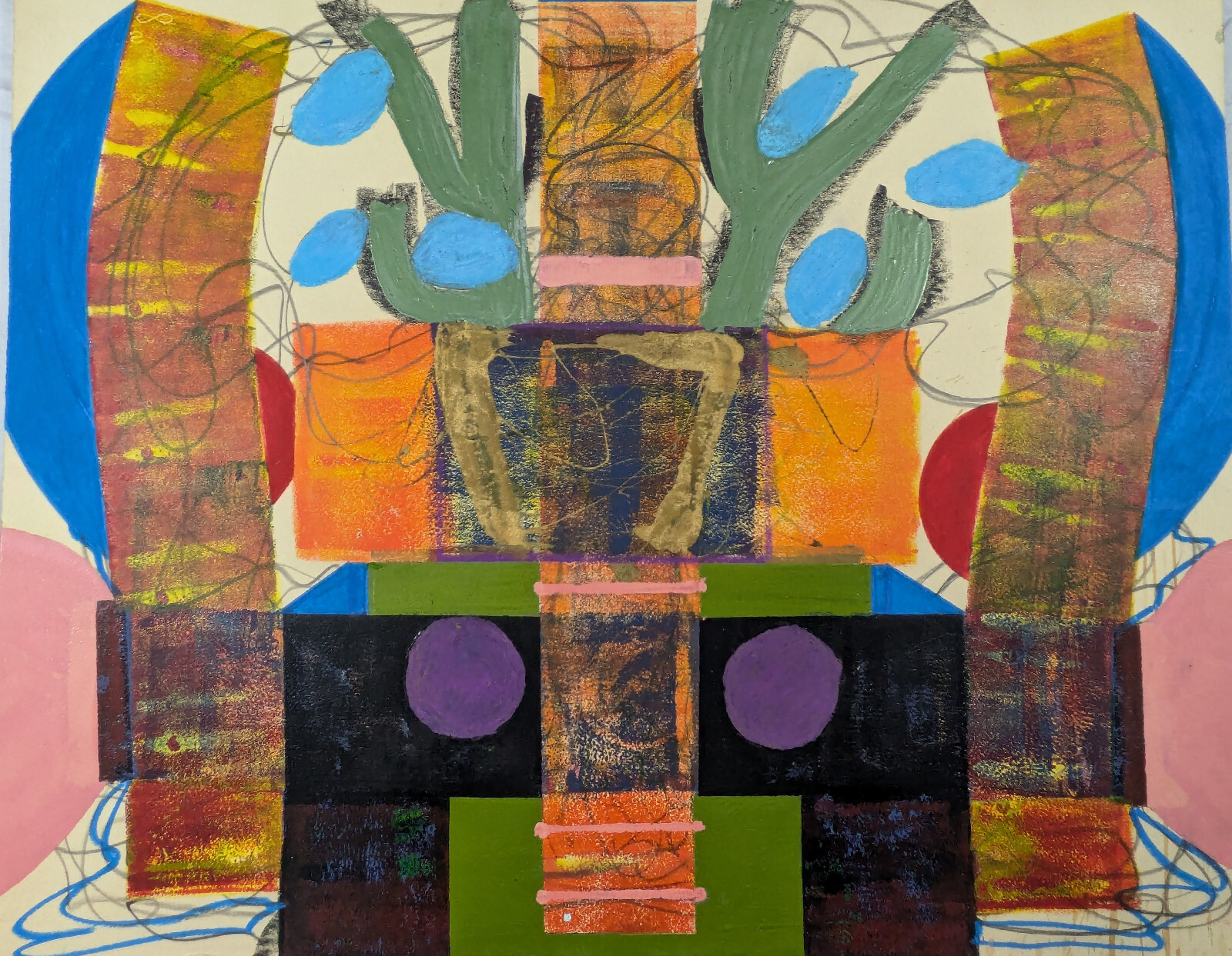 Katherine Korach Original Painting #3 – Sale Benefits Doctors Without Borders