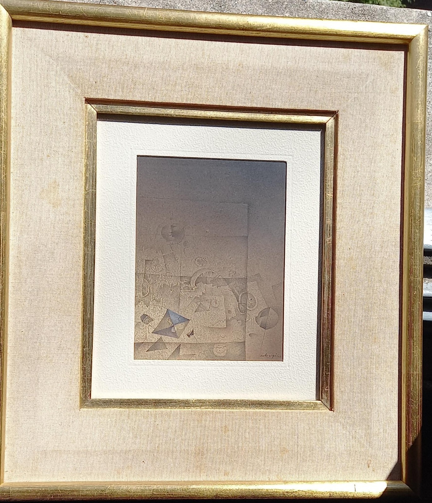 CARLOS AGUERO MINIATURA TEMPERA