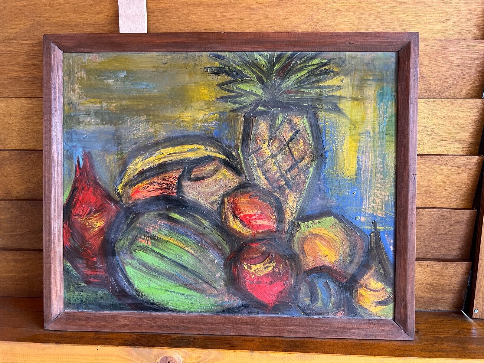 painting on cardboard