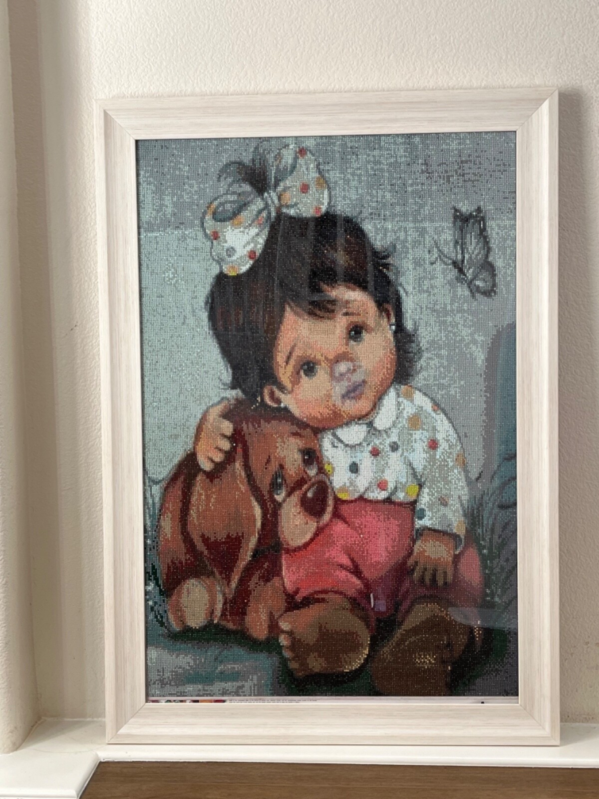 Hand made, dimond paintings with frame