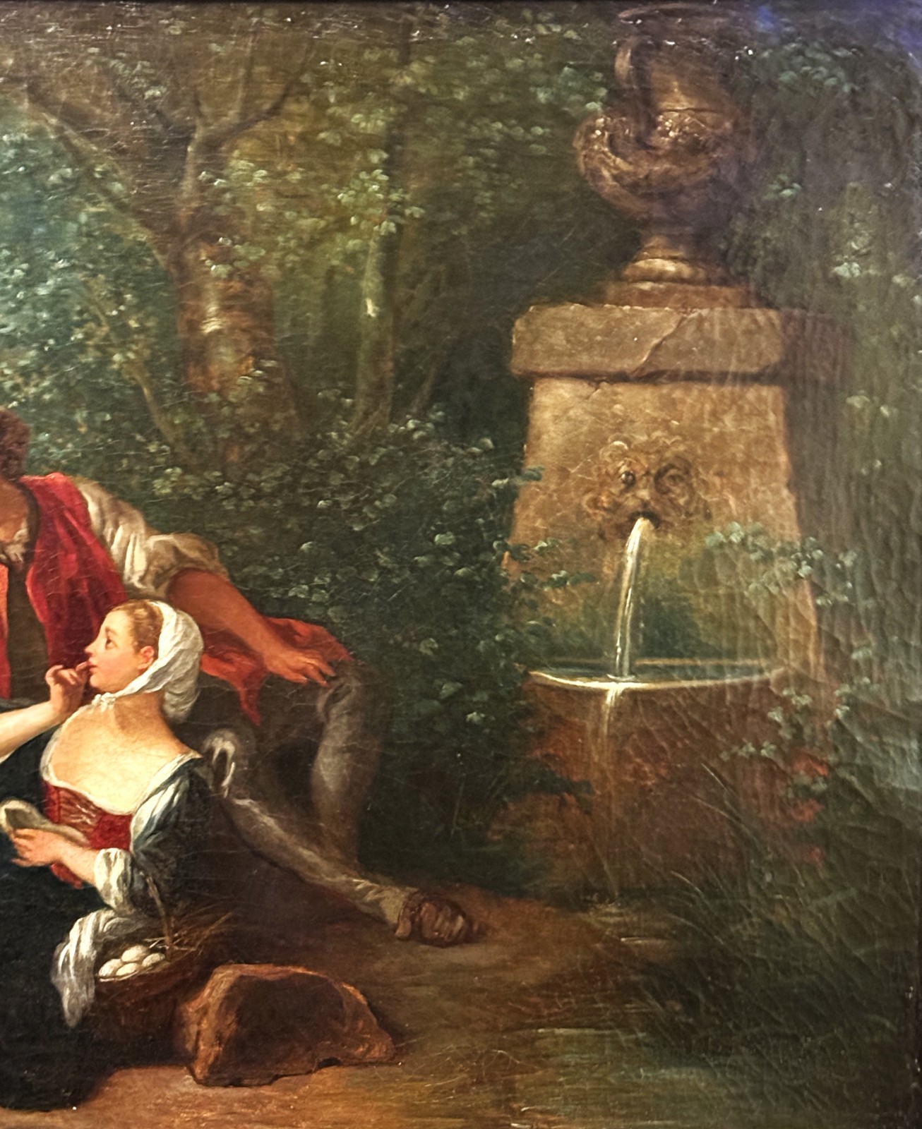 Sebastien Leclerc the Younger (French), 18th C Rococo Style O/C Pastoral Scene!