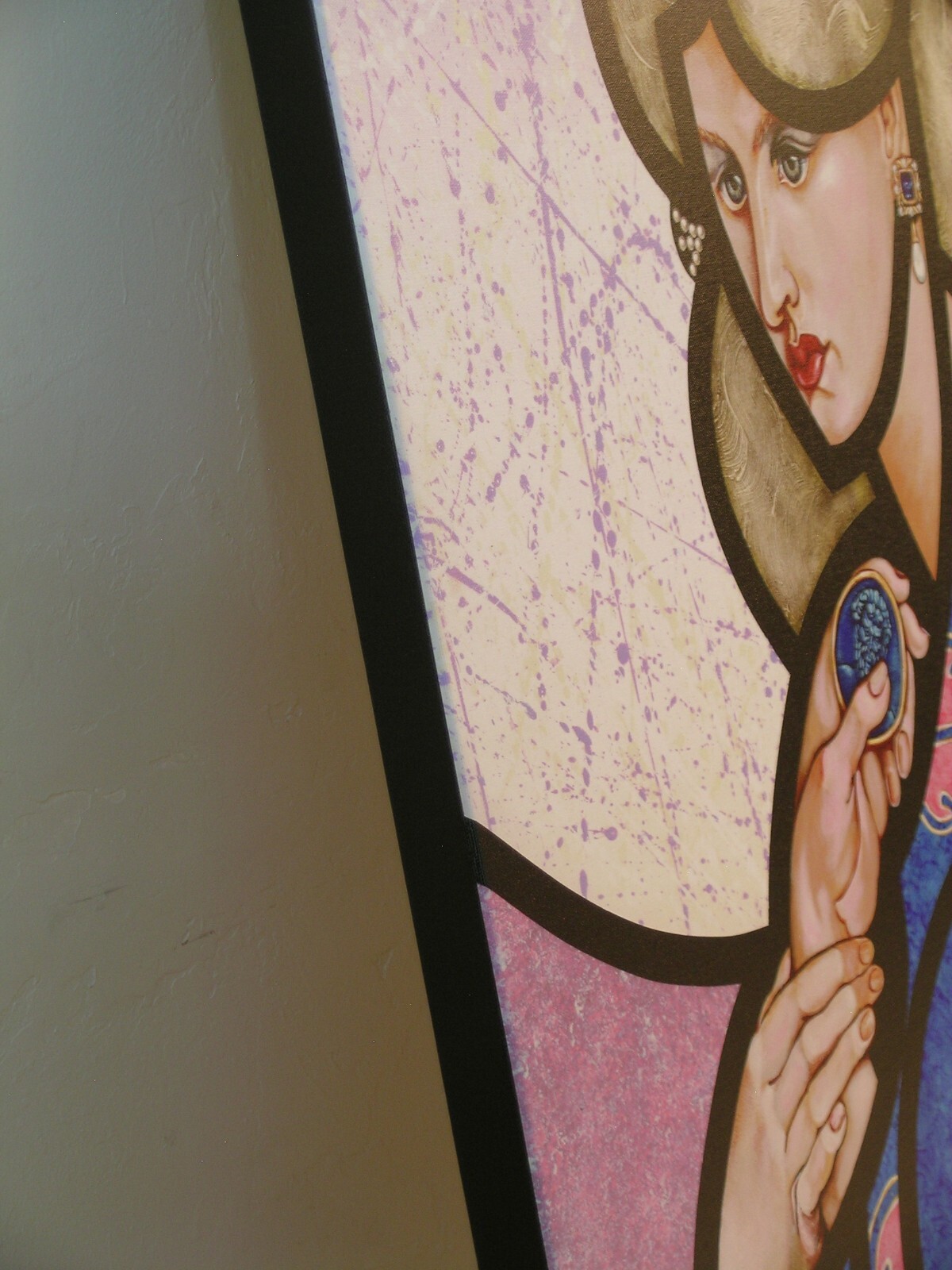 Archival Fine Art Print on Canvas Woman Courtisan