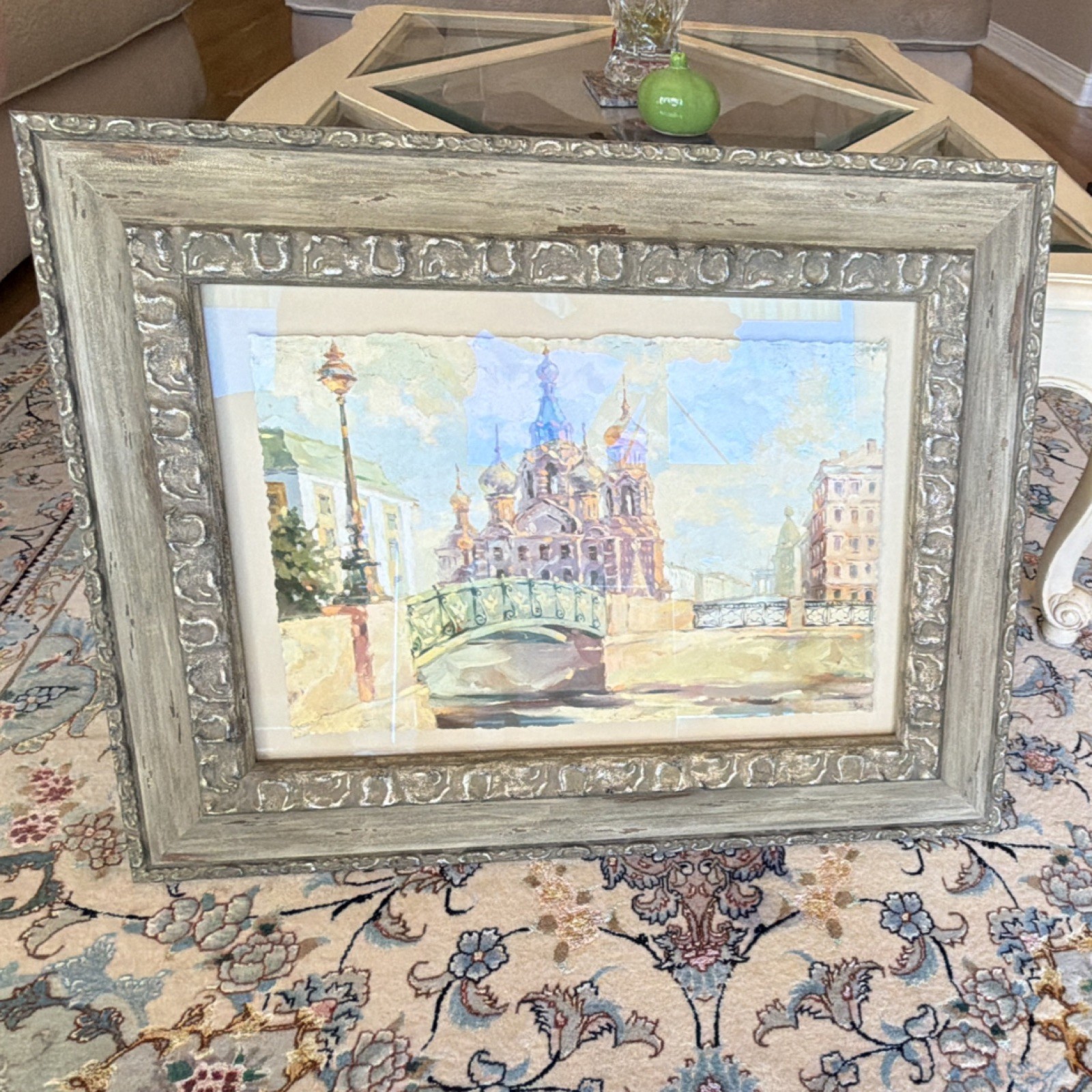 Framed Impressionist limited edition giclee on paper