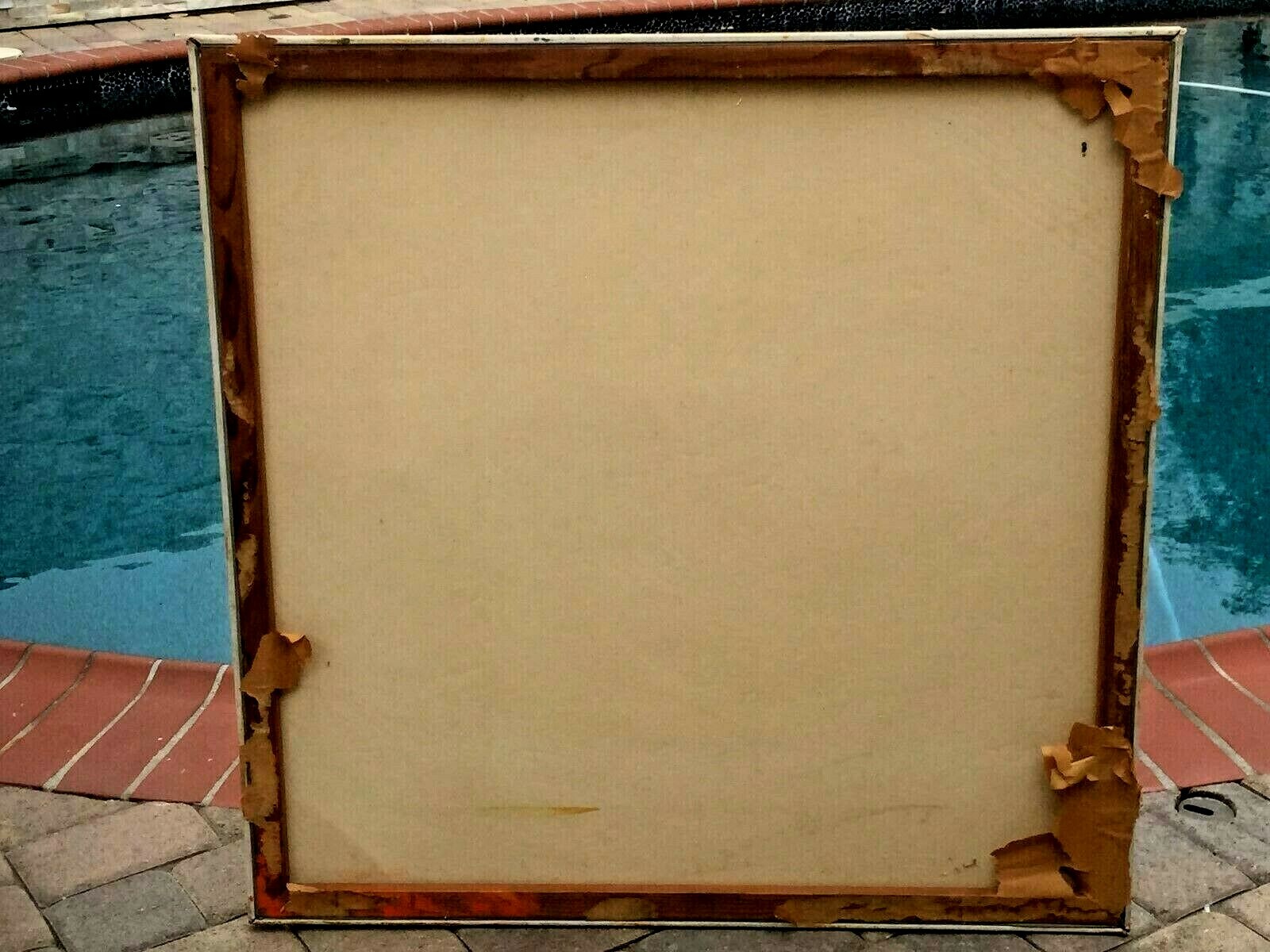 HUGE VINTAGE CALIFORNIAN ARTIST PAINTING
